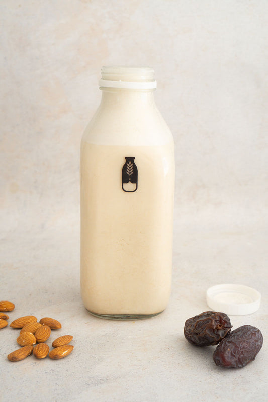 Hemgjord mandelmjölk