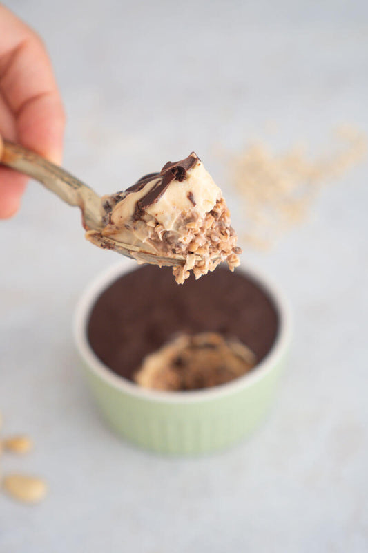 Cheesecake-overnight oats