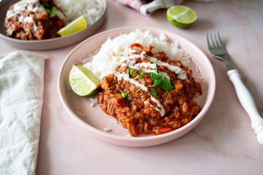 Chili sin carne med bönpuré