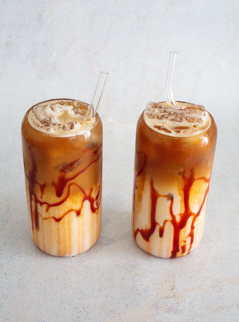 Is-macchiato med karamell