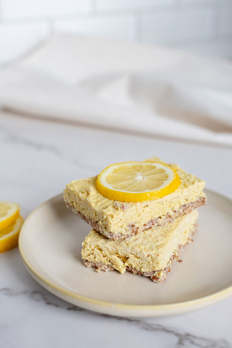 Veganske sitronbarer