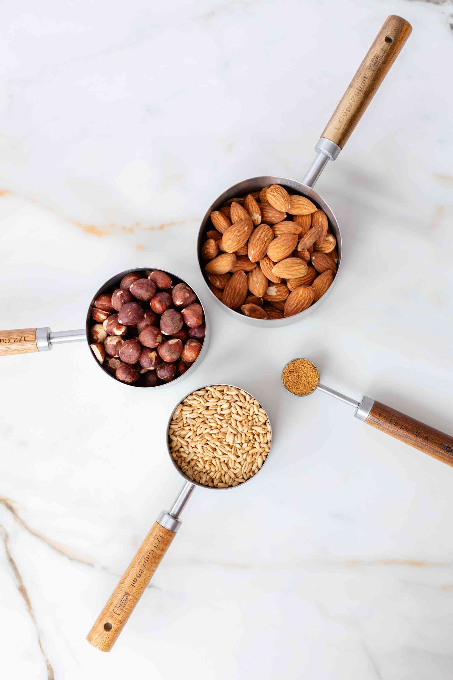 Mylky måleskjeer – 4 stk