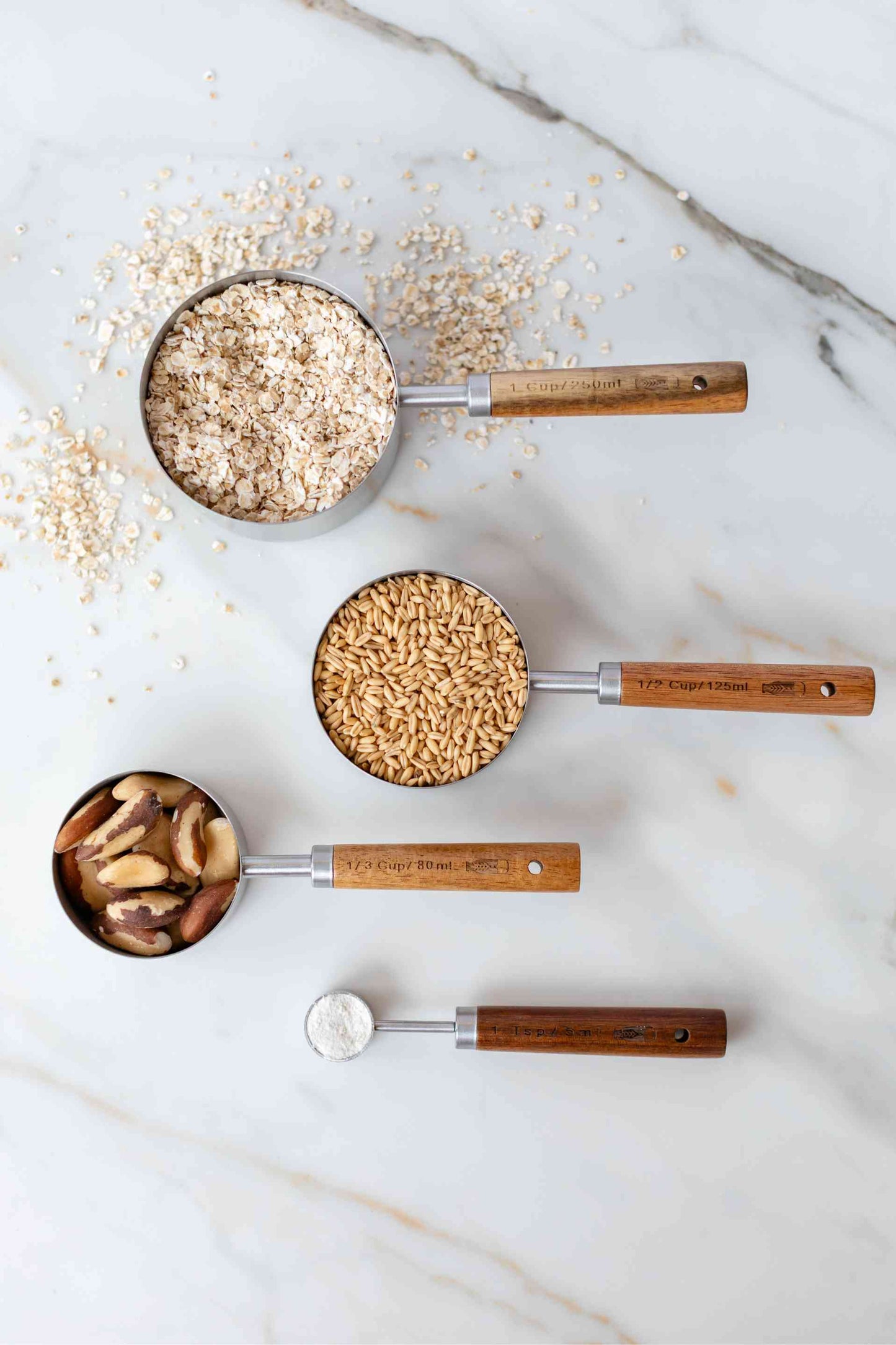 Mylky måleskjeer – 4 stk