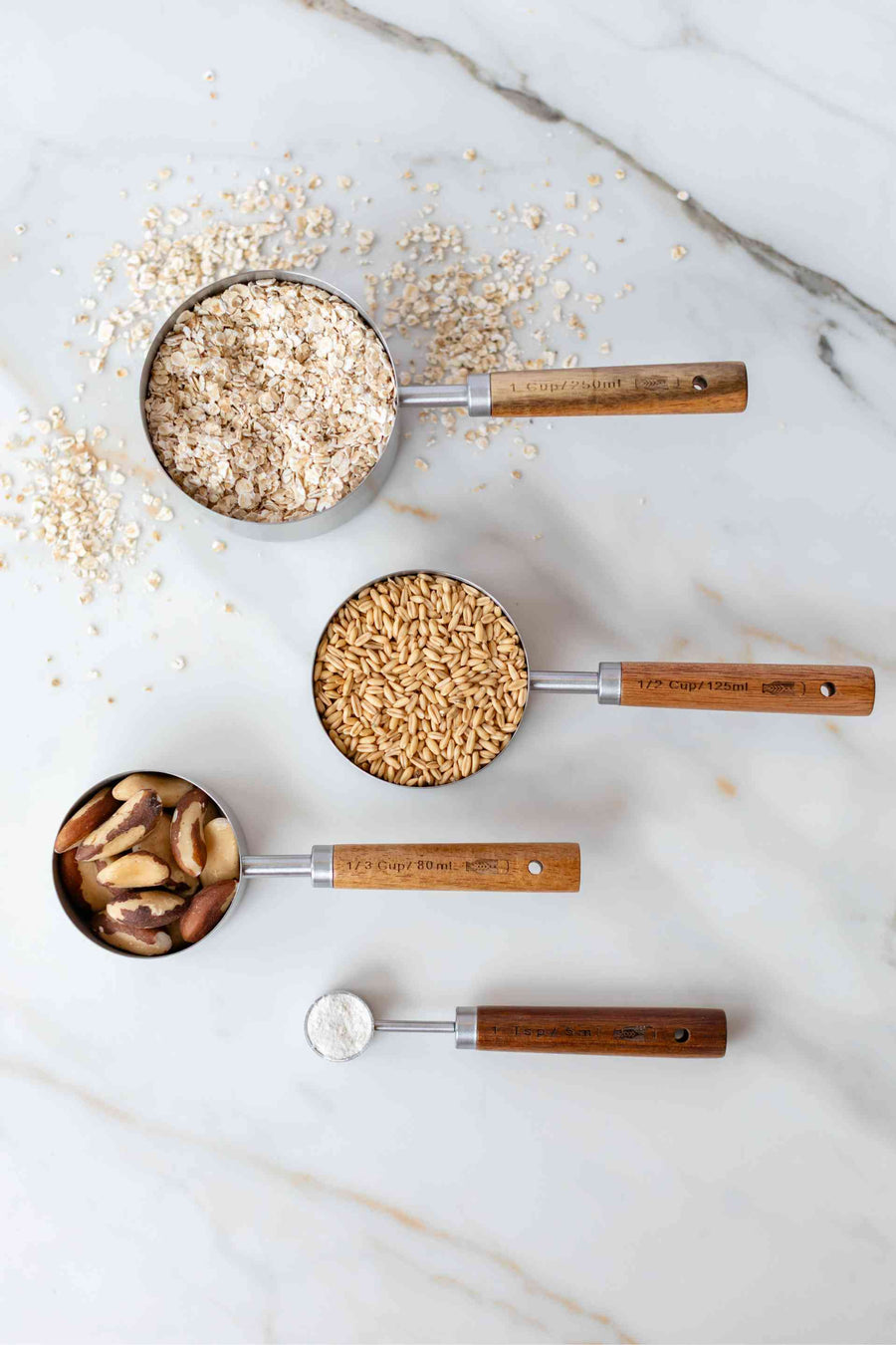 Mylky måleskjeer – 4 stk